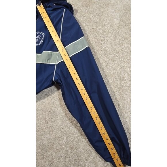 Vintage US Air Force Academy Hooded Windbreaker Jacket Prep School USA Made Sz M - Picture 7 of 14